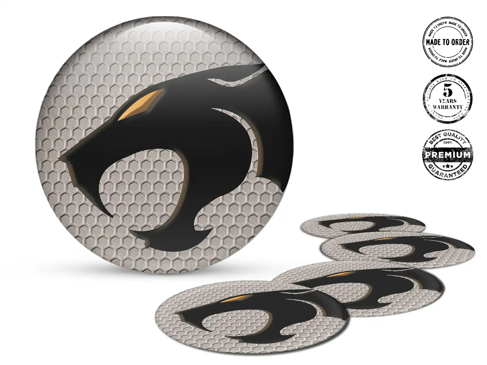 Resin Domed Stickers Style Stylish Wheel Logos
